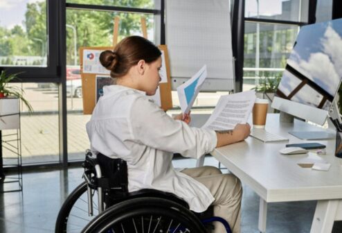 Woman-Wheelchair-Work-838x525 Woman-Wheelchair-Work-838x525